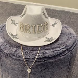 Bride hat!! Worn once! In great condition